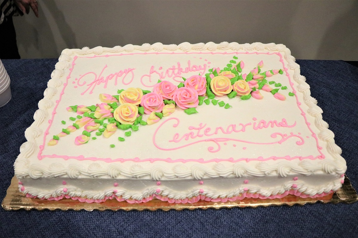 Birthday celebration at Lakewood Senior Living